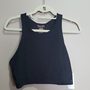 Splendid Black Crop Top Size Large